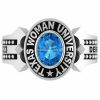 Customized Women’s (Ladies) High School and College Sterling Silver Class Ring – Personalized-Custom Made Class ring